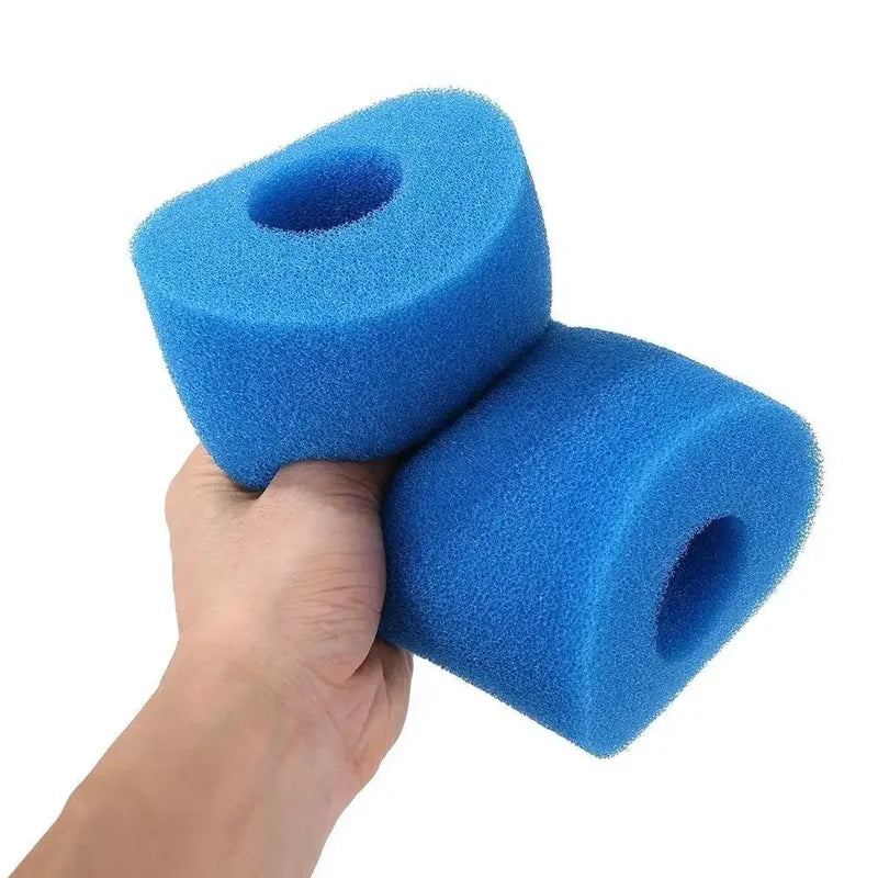 Reusable Biofoam Swimming Pool Filter Cartridge for Water Cleaning - Concentric Cylindrical Sponge
