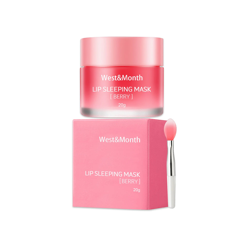 Berry Lip Sleeping Mask - Hydrating Nourishing Lip Balm for Night Care