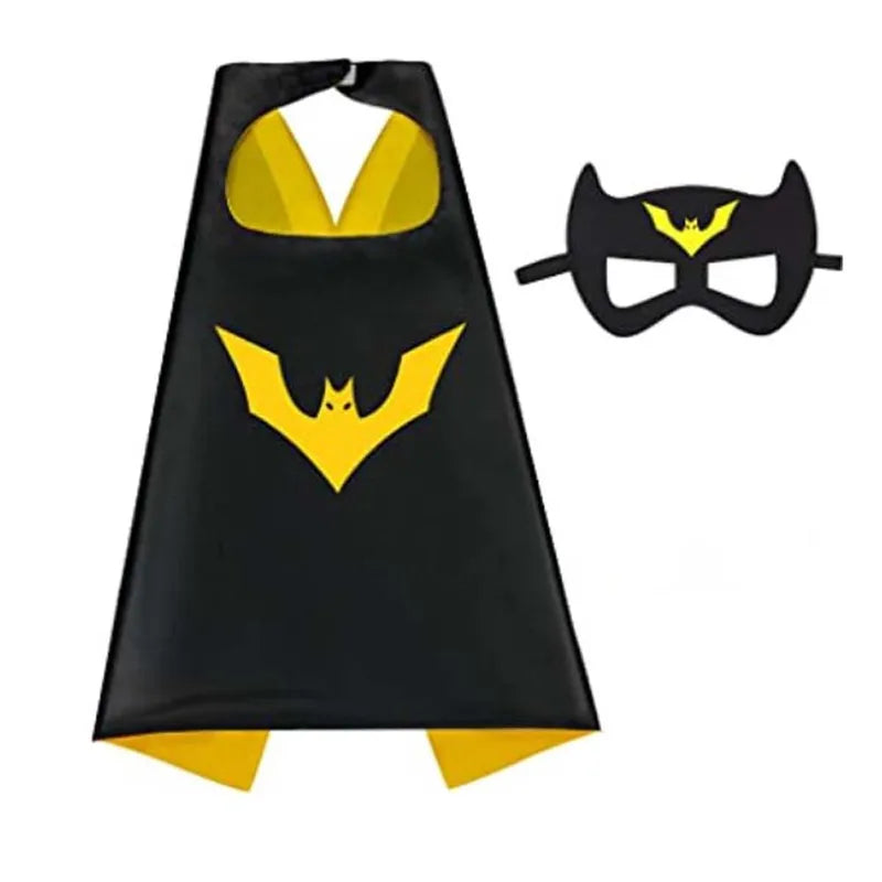 Kids Superhero Capes Set for Halloween Christmas Party Dress Up Cosplay 8-Pack