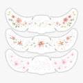 Freckles Tattoo Stickers Set - Rose Cherry Blossom Face Makeup Patches for Women