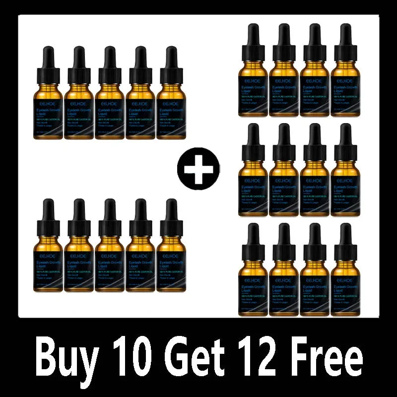 Eyelash Growth Serum Lengthen & Thicken Natural Curl Lash Enhancer 7Days