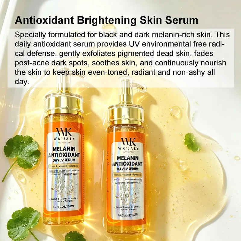 Melanin Brightening Daily Serum with Baobab & Marula Oil - Dark Spots & Dullness Corrector