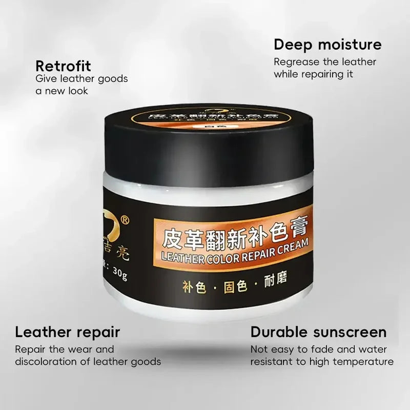 30ml Leather Dye & Paint for Shoe, Sofa, Car Seat Repair & Restoration