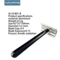 Men's Double Edge Safety Razor Aluminum Wet Shaving Razor - Lightweight & Durable