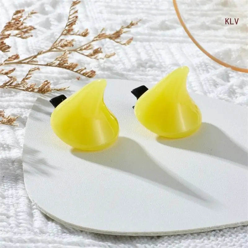 Colorful Devil Horn Hair Clips for Halloween Cosplay Party Accessories