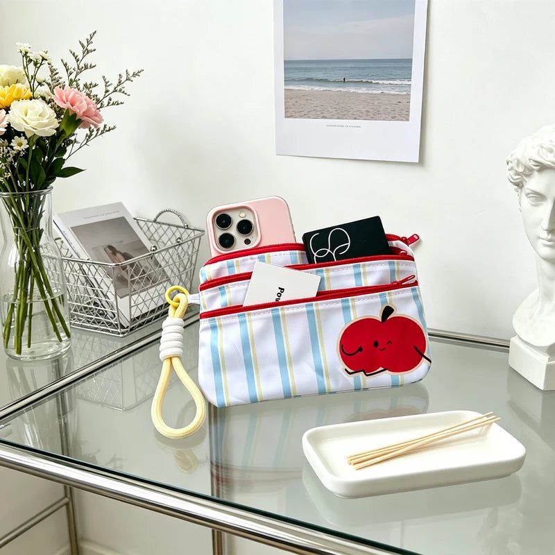 Travel Storage Bag for Small Items Organizer Document Phone Passport