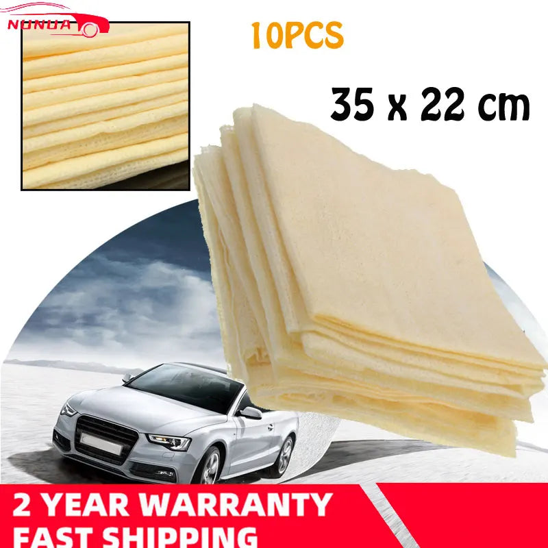 10-Pack Yellow Automotive Spray Paint Dust Cloths - Body Shop & Repair