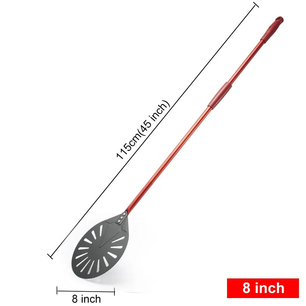 7/8/9 Inch Hard-Anodized Aluminum Pizza Peel with Detachable Handle – Baking Accessory