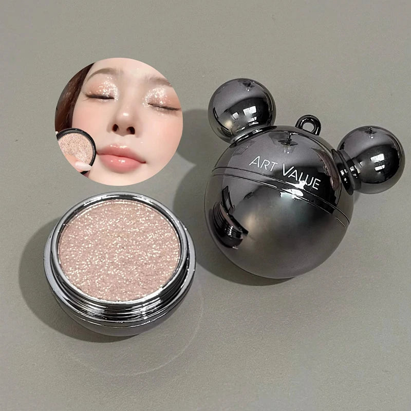 Makeup Set with Lip Mud, Face Blush, Powder, Eyeshadow Palette & Highlighter – 8 Pieces