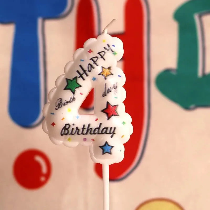 Birthday Balloon Digital Candle Plugin for Cake Decoration - Party Supplies