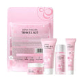 Skincare Gift Set with Cleanser, Serum, Eye Cream & Essence for Women - Travel & Routine Kit