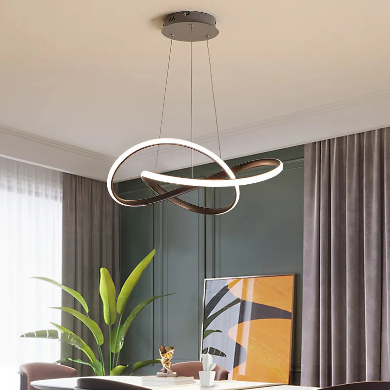 Modern Dining Room Pendant Lamp with Multiple Color Options - Nordic Creative Art Bar Light