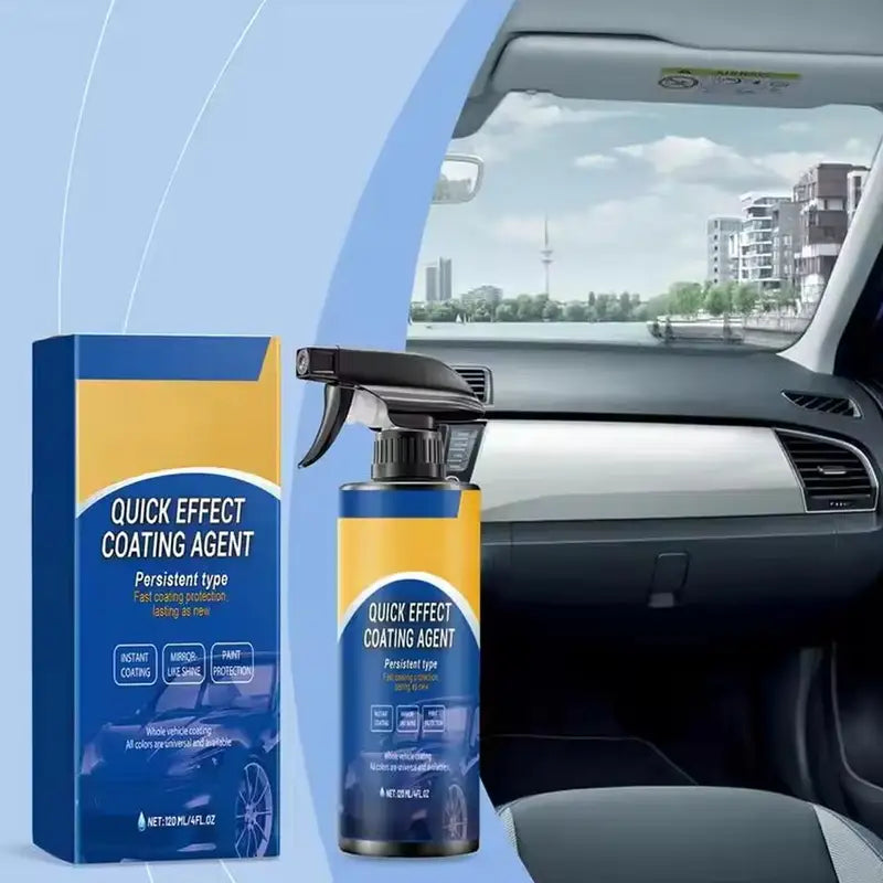 Nano Ceramic Car Coating Spray 120ml Quick Protective Wax Polish for Vehicles