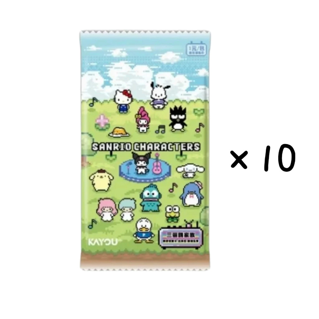 Sanrio Character Card Collection Toy Set - Hello Kitty & Kuromi Game Accessories