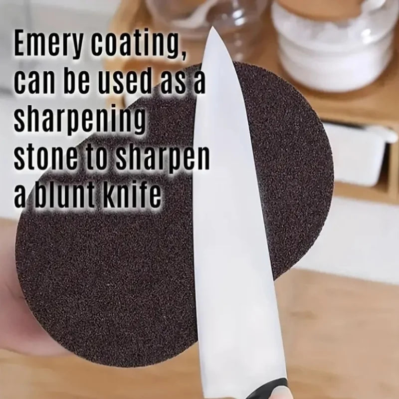 Magic Emery Sponge Brush for Kitchen Cleaning and Rust Removal - Diamond Eraser Tool