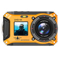 4K Waterproof Underwater Camera for Snorkeling 33FT Dual Screen Digital Camera