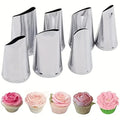7pcs Cake Decorating Tips Set for Buttercream Roses Nozzles Piping Tools