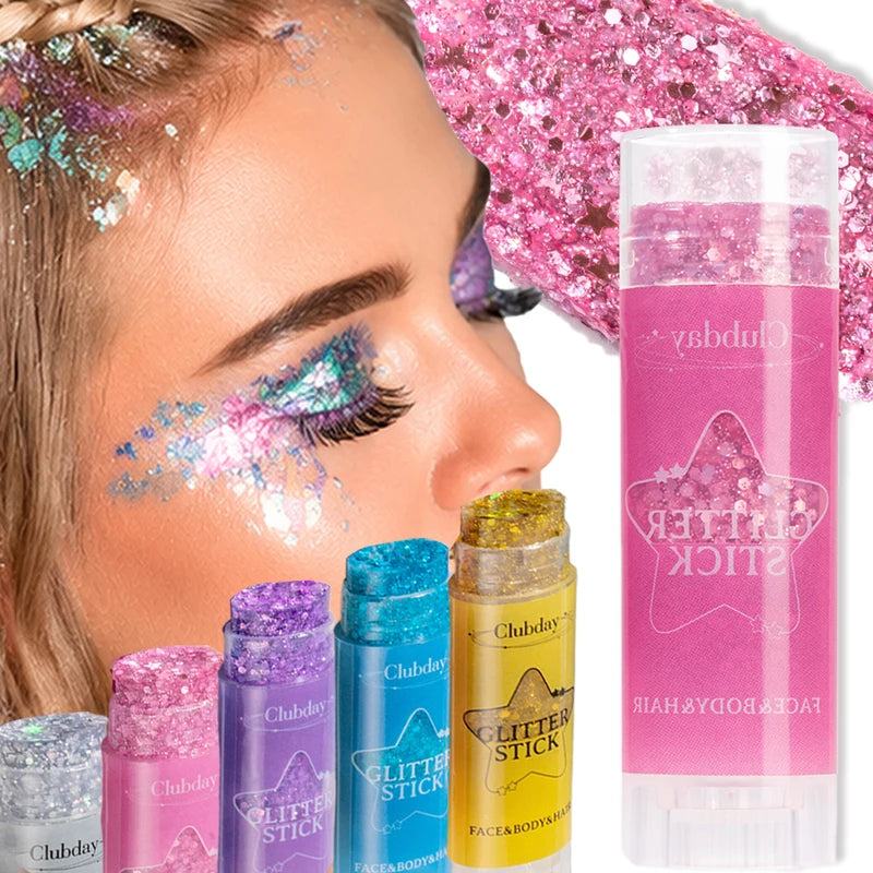 High-Gloss Glitter Gel Stick for Eyes Face & Body - Multiple Colors