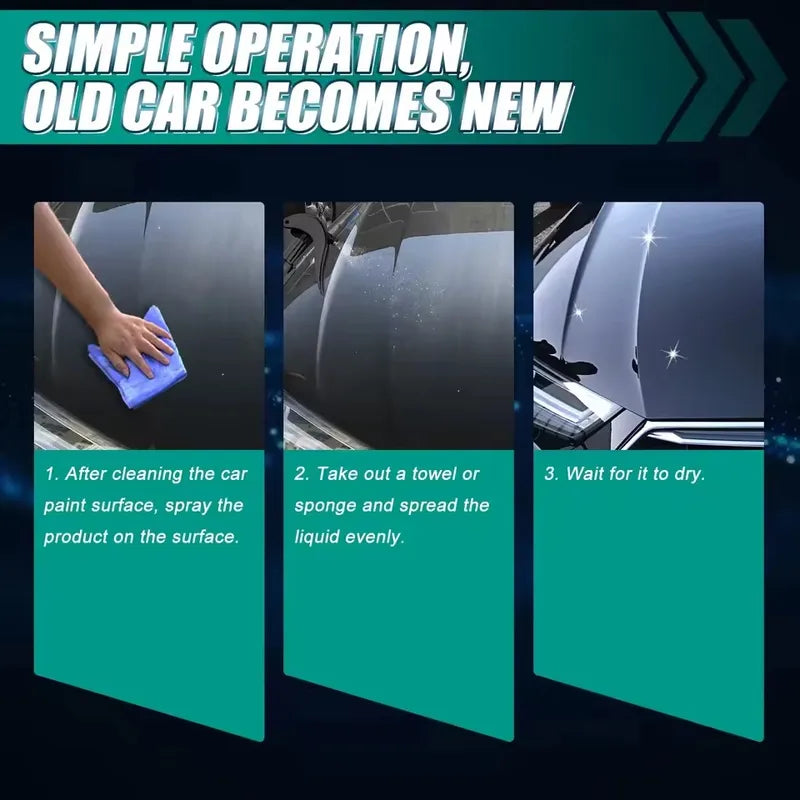 Ceramic Coating Car Spray - Scratch Repair & Hydrophobic Paint Protection