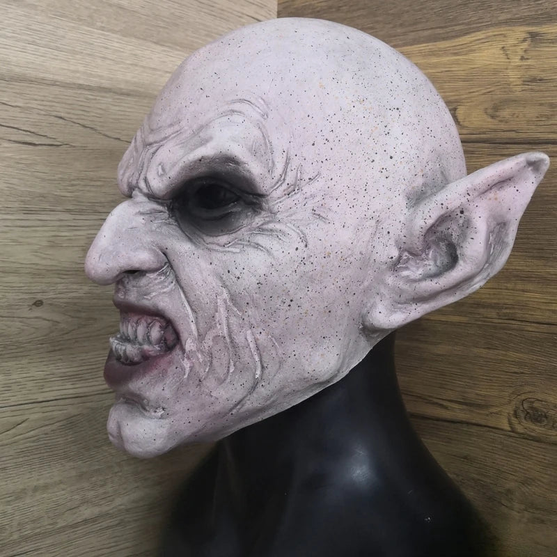Nosferatu Vampire Latex Mask - Scary Halloween Costume Accessory