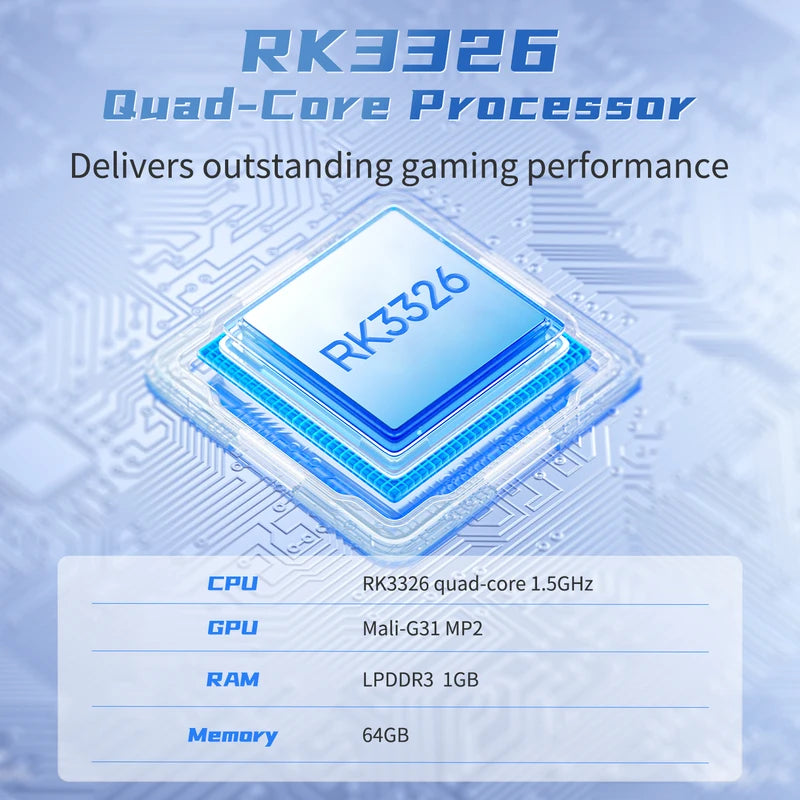 Handheld Retro Game Console with 3.5-Inch IPS Screen Dual Joysticks Vibration