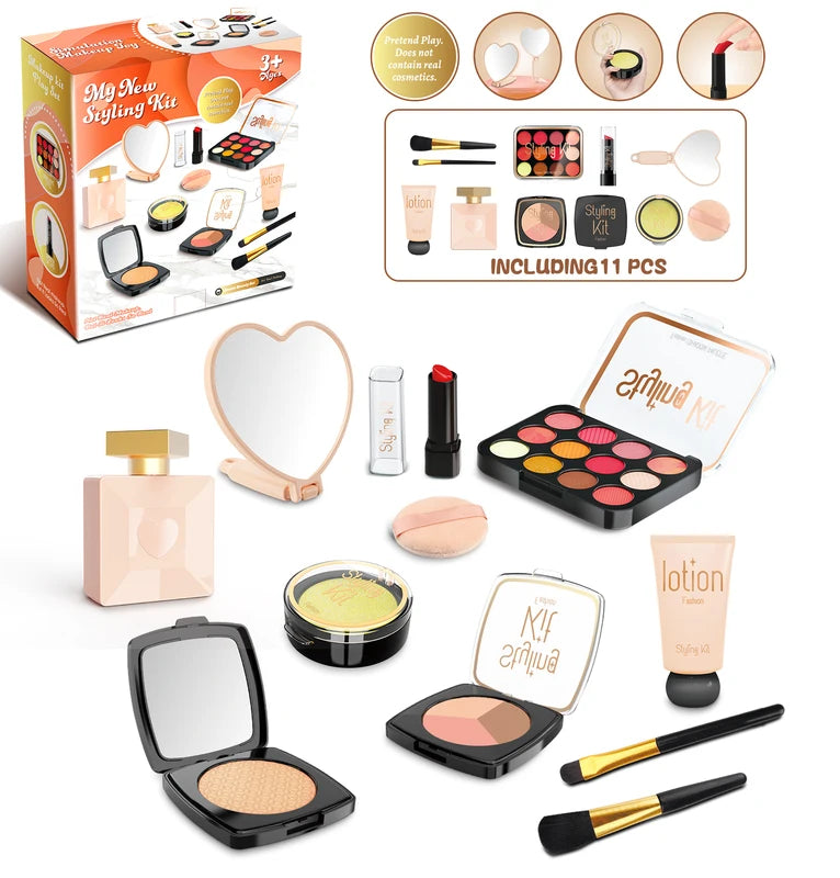Fake Makeup Set for Girls Play Cosmetics Pretend Makeup Toys - Multiple Colors