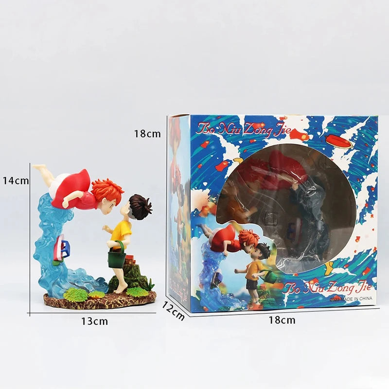 Anime Ponyo Action Figure 15cm Collectible Model for Kids and Fans