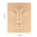 Tattoo Practice Skin Artificial Leather for Eyebrows Eyes Lips Nose Full Face