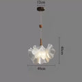 Acrylic Petal Pendant Light Retro Japanese Style Romantic Living Room Fixture
