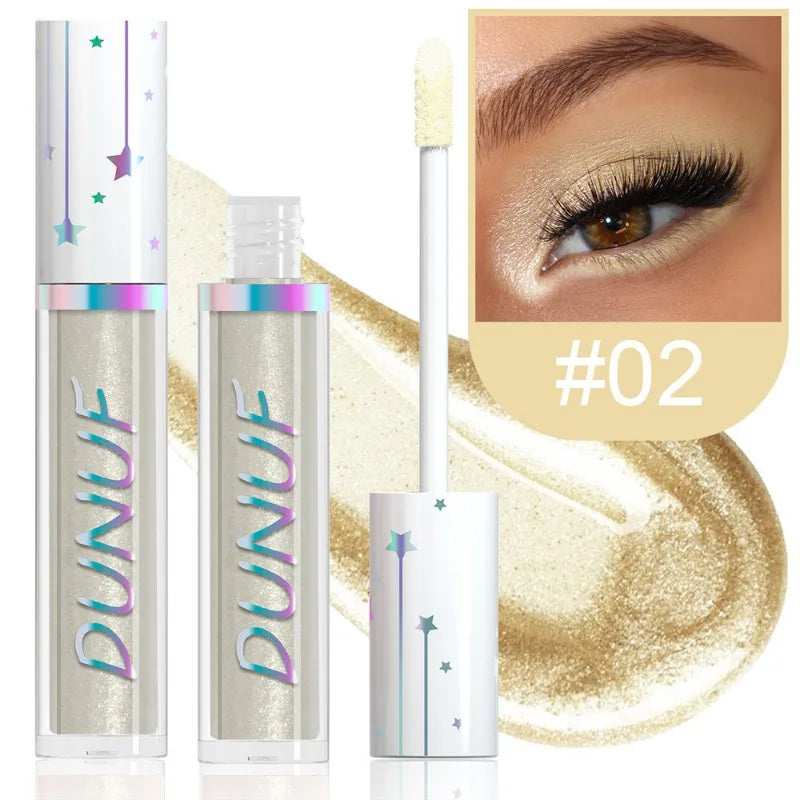 24-Color Liquid Eyeshadow Stick Metallic Glitter Waterproof Stage Makeup
