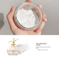 Mini Gold Statue Face Powder with Contour Bronzer for Natural Makeup Finish