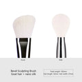 High-End Animal Hair Eye Shadow Makeup Brush Set with Ebony Handle