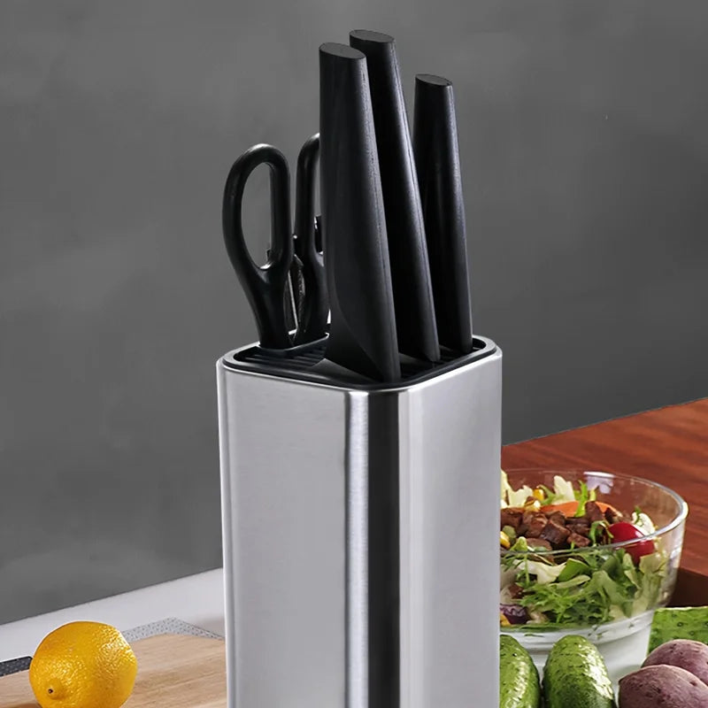 Single Hole Knife Holder Kitchen Storage Rack - Vegetable Knife Organizer
