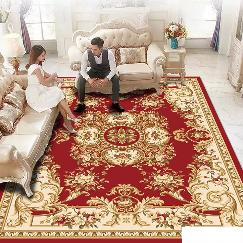 Luxury Large Area Rugs for Living Room & Bedroom - Non-Slip, Easy to Clean