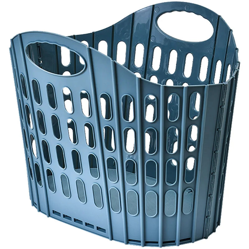 Foldable Wall-Mount Laundry Basket for Bedroom & Bathroom Storage