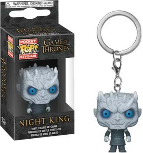 Collectible Funko Pop Movie TV Character Keychain - Jon Snow Daenerys Drogon Night King