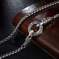 925 Sterling Silver Necklace Woven Chain for Men Women Fashion Clavicle Jewelry Gift