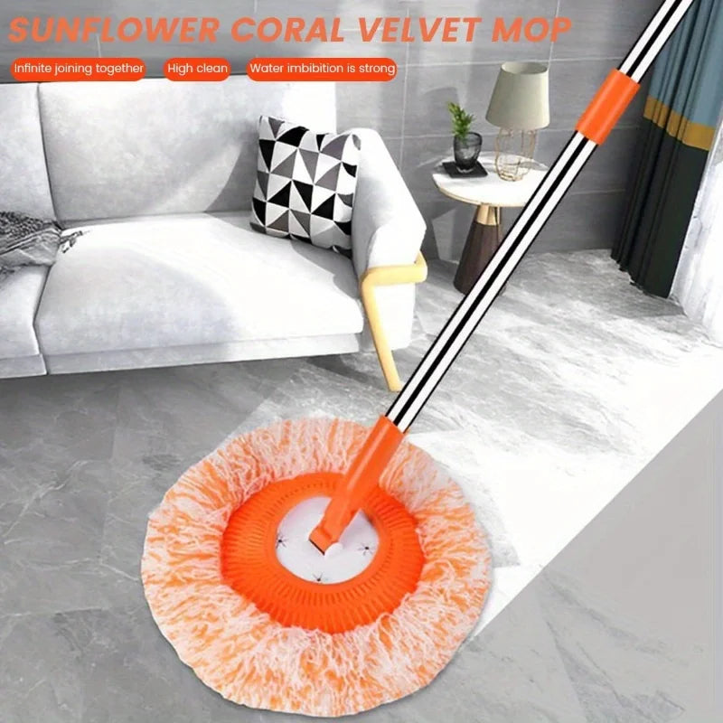 Multi-Use Household Dust Mop for Floors Walls Tile Ceiling Wet Dry Cleaning