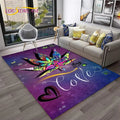 Maple Leaf Carpet Rug for Home Living Room Bedroom Kitchen Non-slip Floor Mat