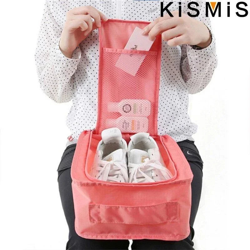 Portable Travel Shoe Organizer Bag Multifunctional Storage Pouch for Shoes