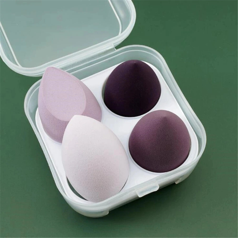 4 Pieces Makeup Sponge Blenders Set - Foundation & Cosmetic Applicators