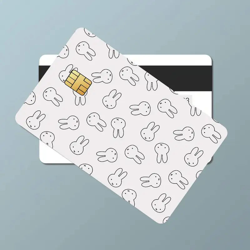 Waterproof M-Miffy Credit Card Stickers for Bank and Metro Cards - Gift Set