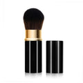 Retractable Makeup Brush Powder Blusher Mini Multi-Function Portable with Aluminum Handle