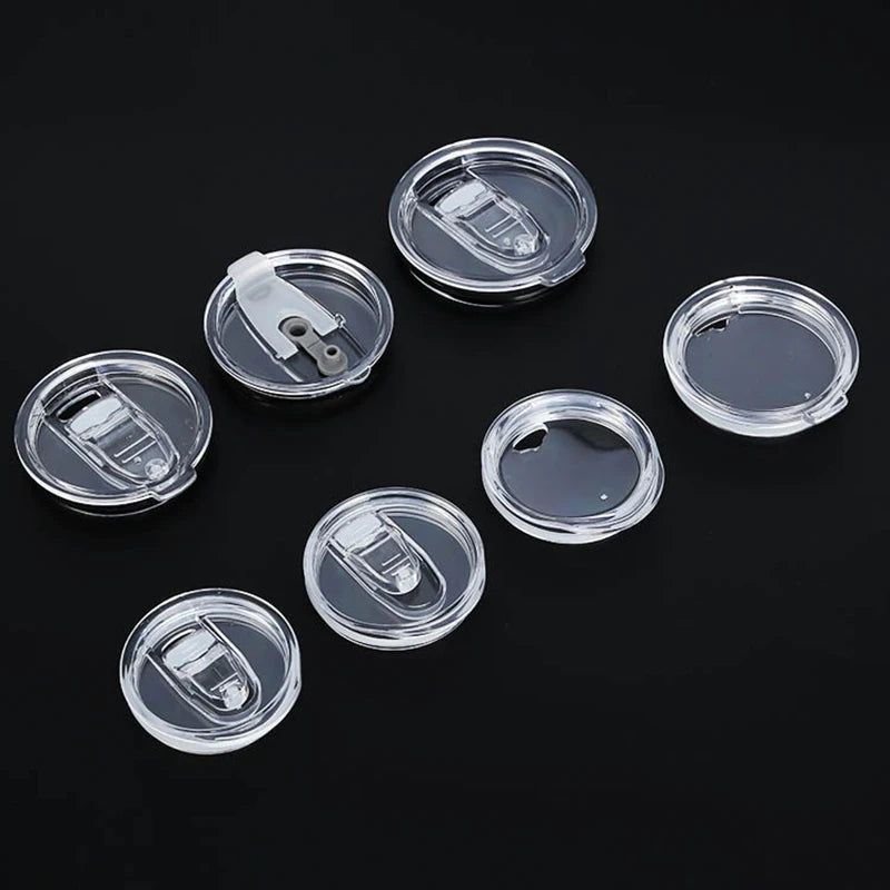 20/30oz Spill Proof Plastic Tumbler Lid with Straw Opening - Insulated Sealing Cover