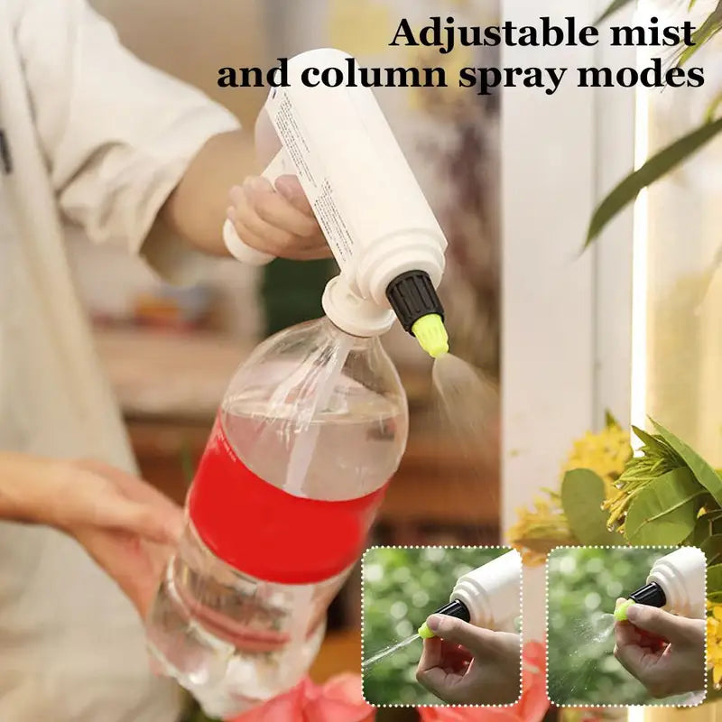 Electric Plant Watering Spray Bottle with USB Rechargeable Fogger for Indoor & Outdoor Gardening