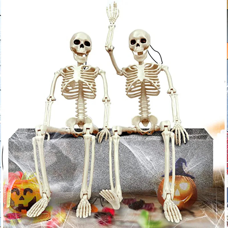 Halloween Skeleton Decor Humanoid Prop for Haunted House Home Party