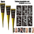 Semi Permanent Henna Body Paint Set Waterproof Temporary Tattoo Kit for Party Festival Cosplay