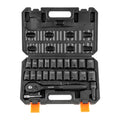 23-Piece Impact Socket Set 1/2 Inch Drive SAE & Metric Cr-V Alloy Steel