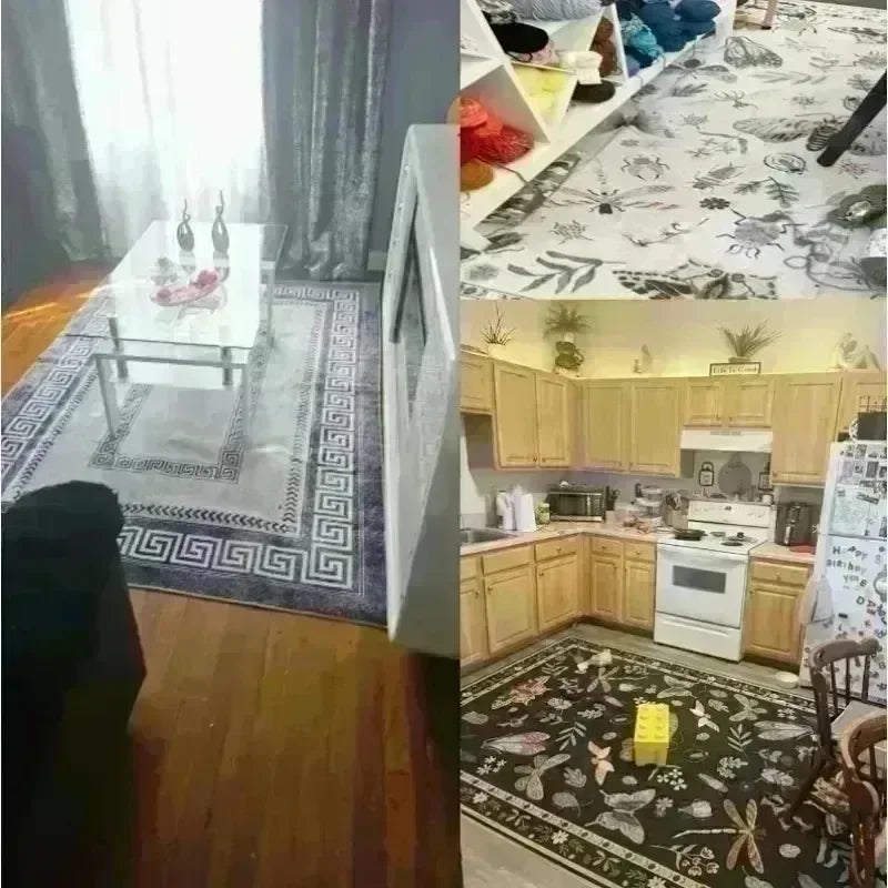Modern Minimalist Carpet for Living Room & Bedroom Large Area Floor Mat