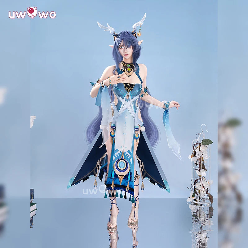 Genshin Impact Lauma Cosplay Costume with Ears - All Sizes & Colors